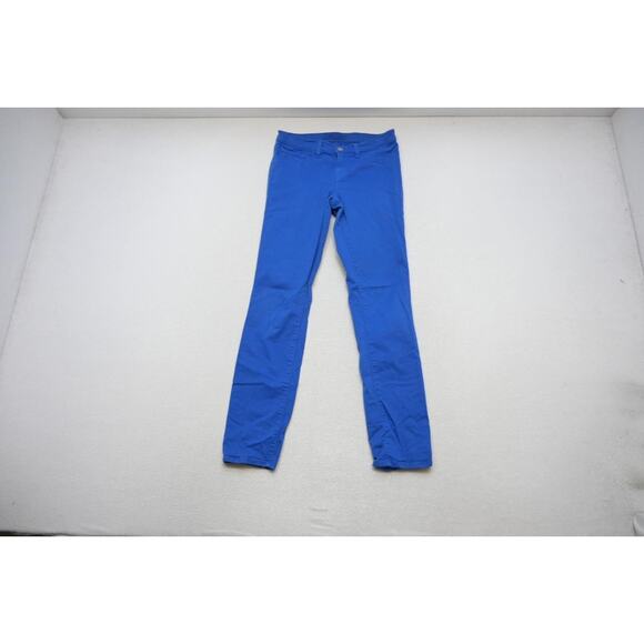 J Brand Skinny Leg BRT Royal Khaki Pants Stretch Chinos Flat Womens Sz 26 x 30 - Picture 1 of 7